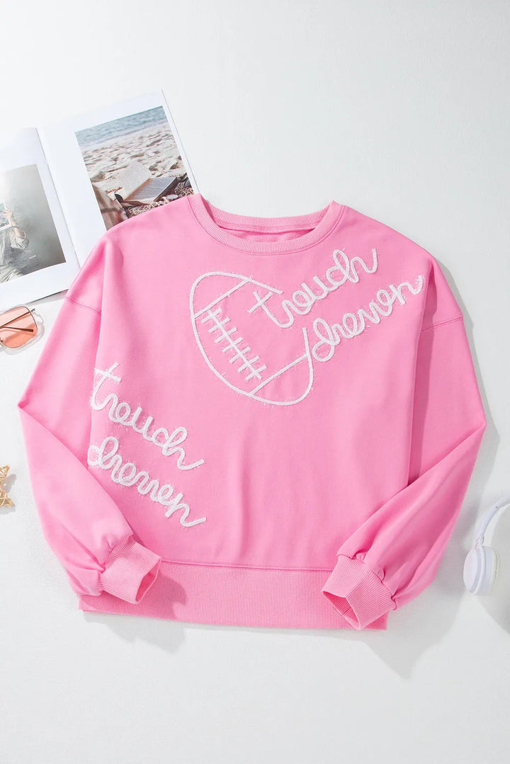 Touch Down Pink Pullover (ships 1-2 weeks)