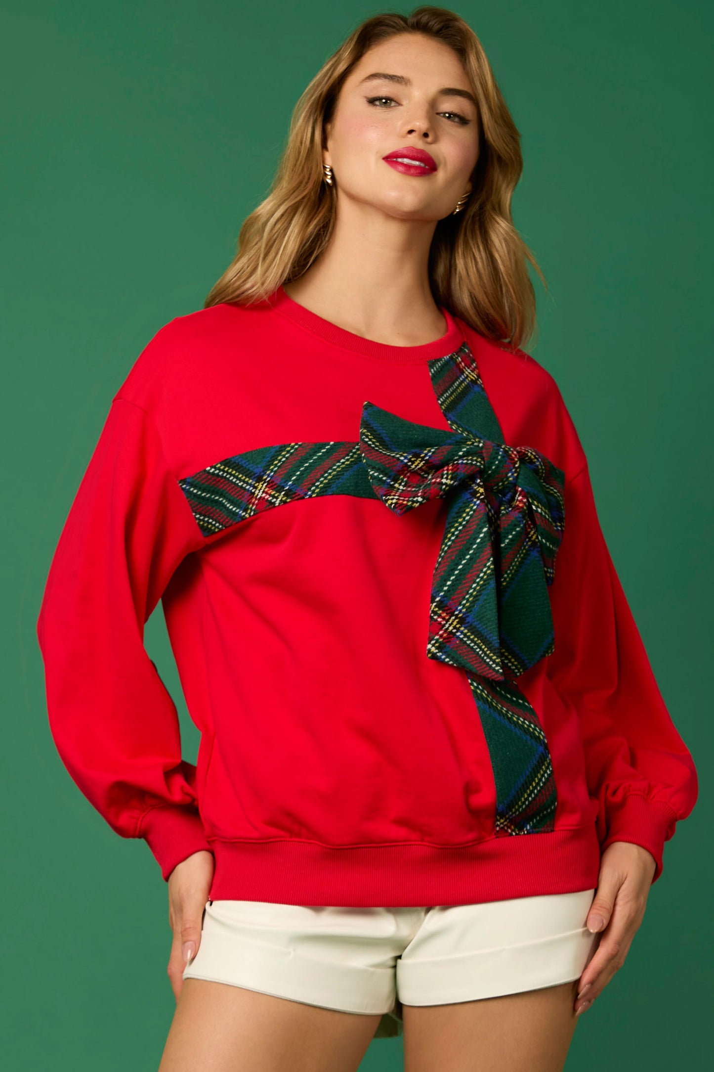 Plaid Present Bow RED PREORDER