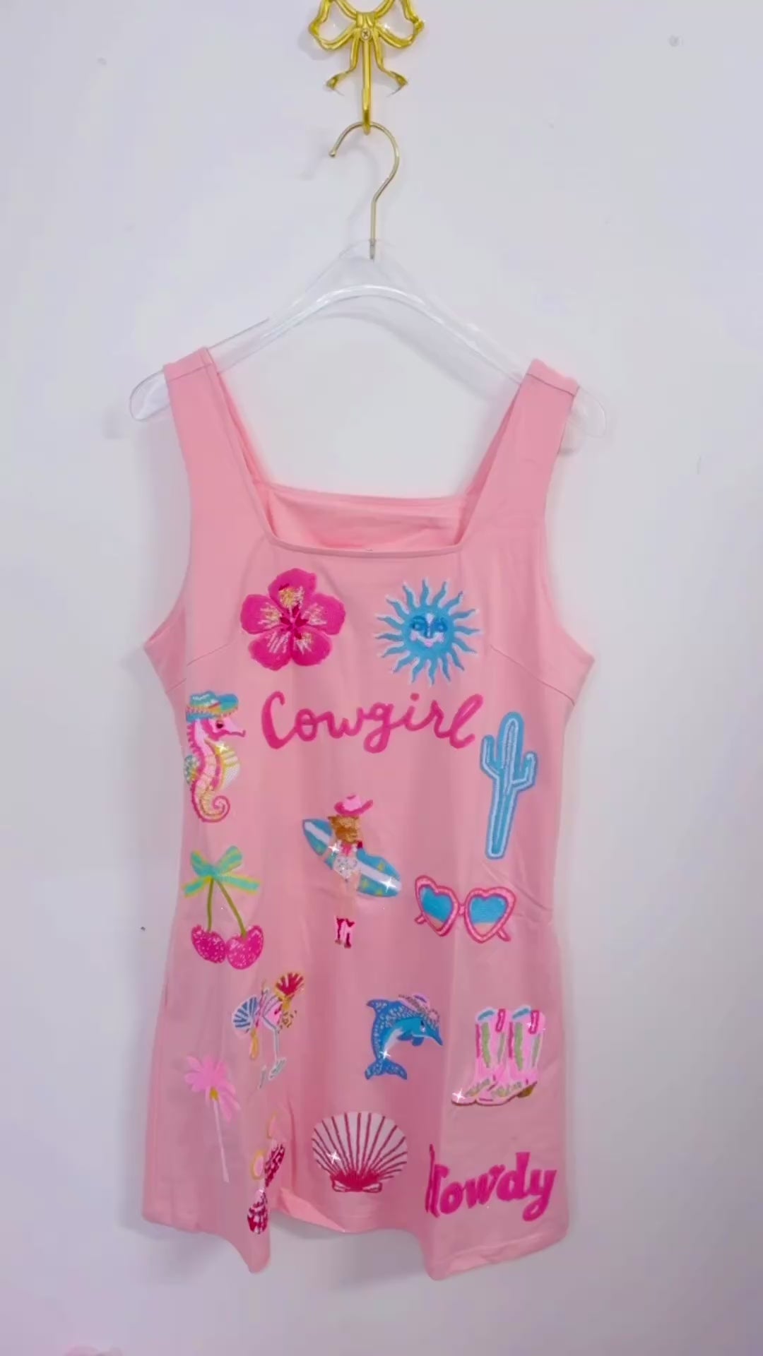 COASTAL COWGIRL SEQUIN DRESS (PREORDER)