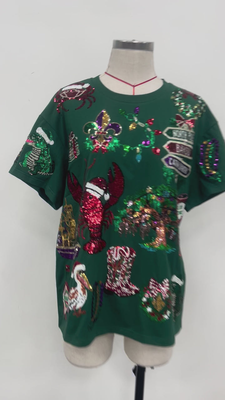 ITS A CAJUN CHRISTMAS TSHIRT (PREORDER)