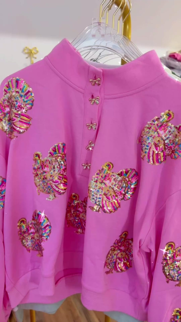 TURKEY PINK HENLEY (PREORDER)