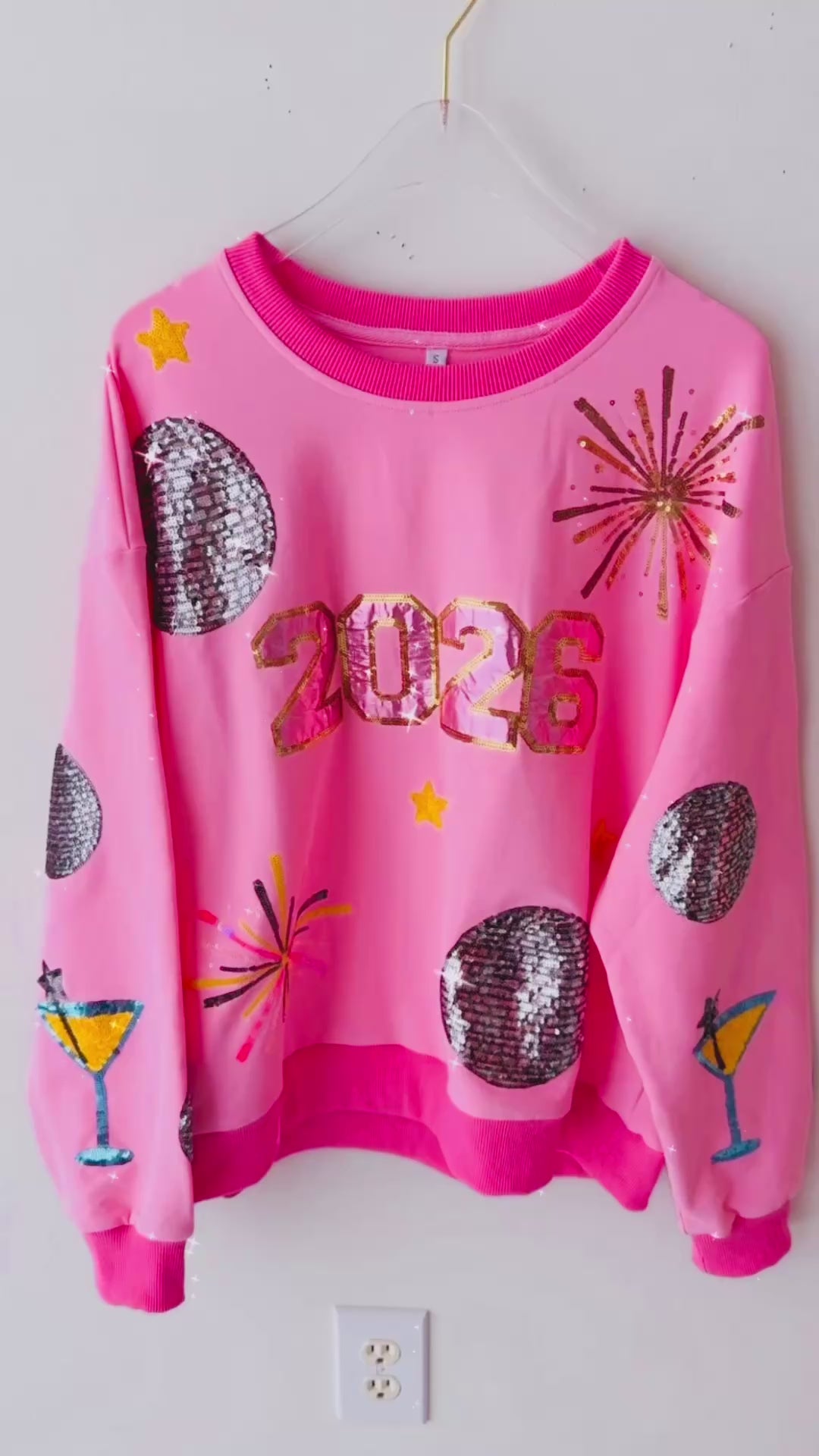 MEET ME AT MIDNIGHT NYE CELEBRATION TOP (PREORDER)