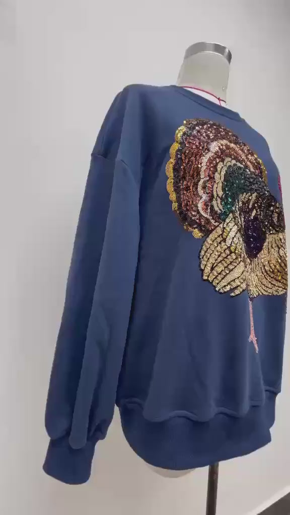 TALK TURKEY TO ME PULLOVER (PREORDER)