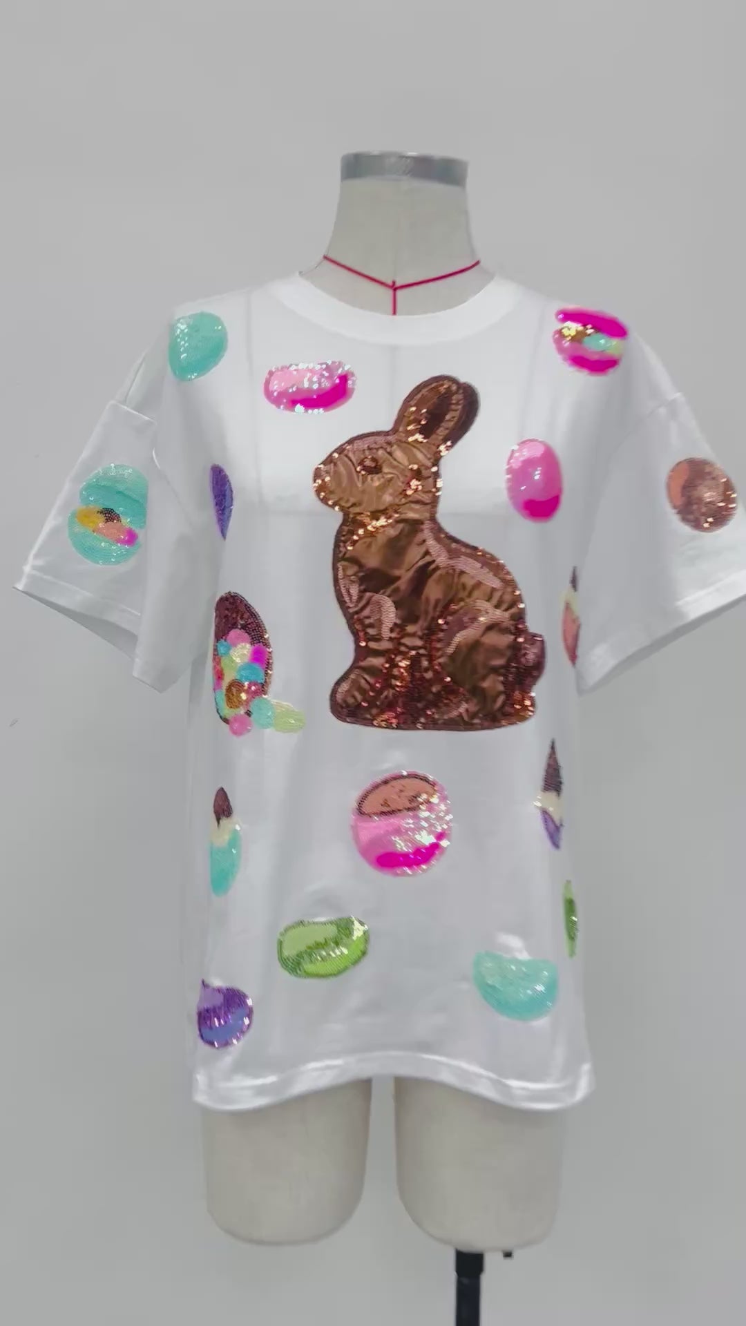 CHOCOLATE BUNNY & EASTER CANDY TSHIRT (PREORDER)