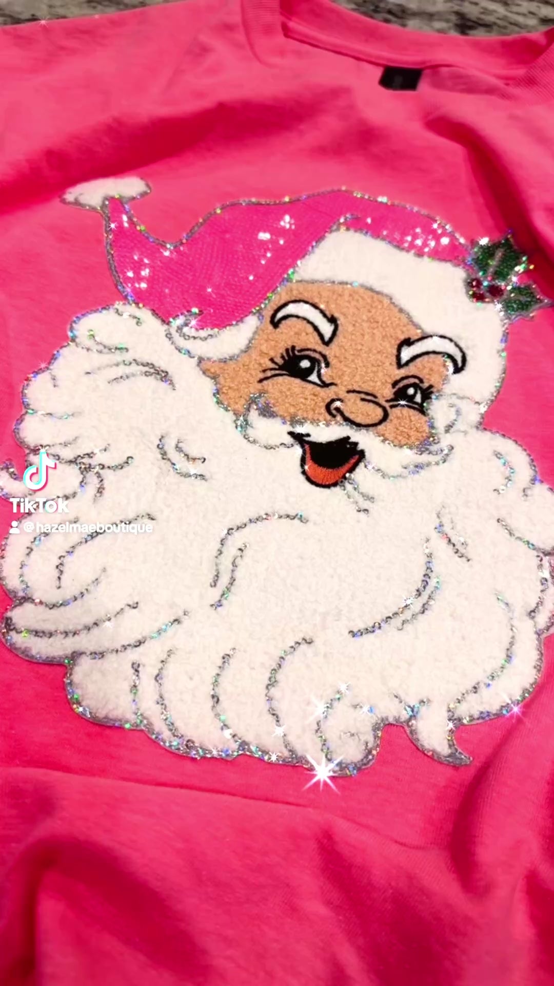 DEAL OF THE DAY NEON PINK SANTA TSHIRT (PREORDER)
