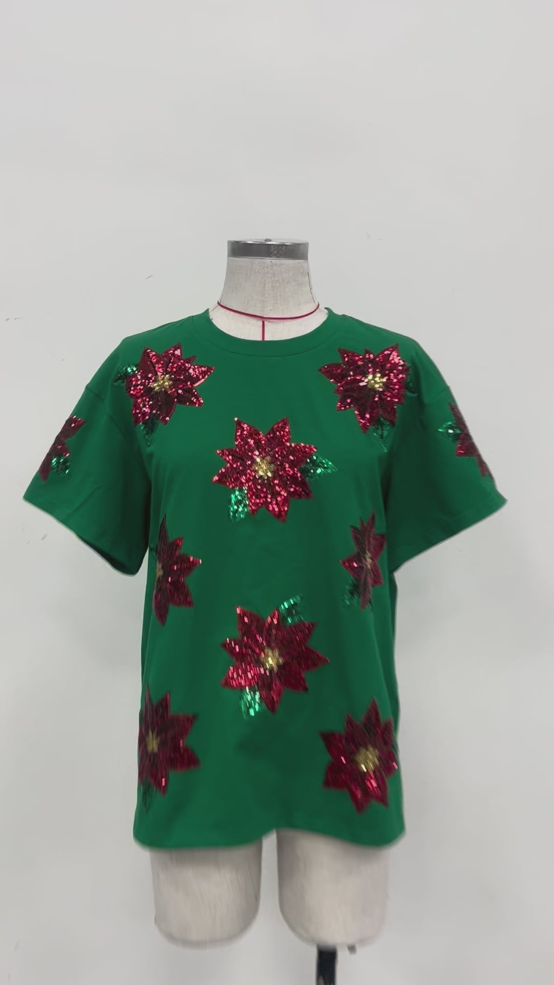 POINSETTIA PRETTY TSHIRT (PREORDER)