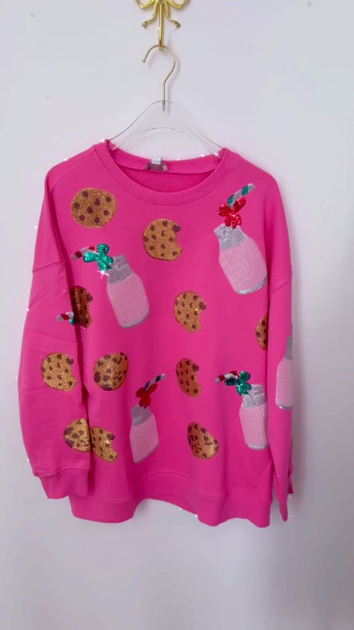 COOKIES & MILK PINK PULLOVER RTS