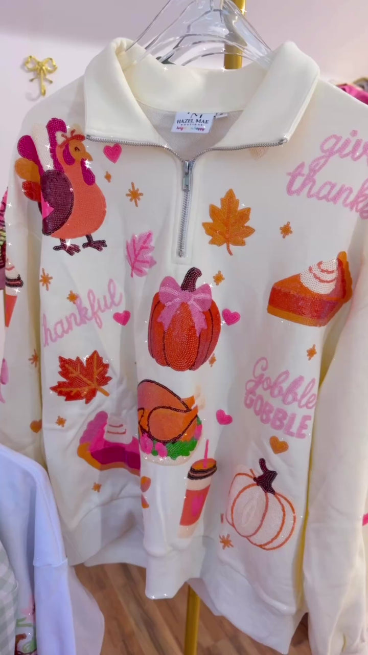 ALL THINGS FALL HALF ZIP PULLOVER (PREORDER)