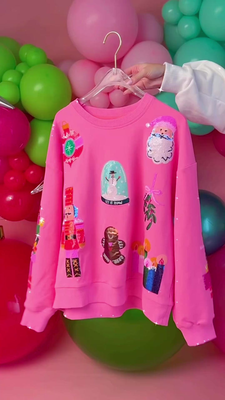 Fa La La Fabulous PINK PULLOVER (PREORDER)