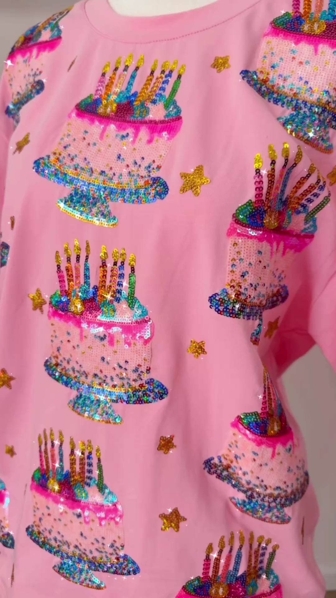 CELEBRATION PINK CAKE TOP RTS