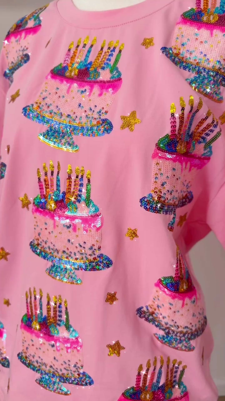 CELEBRATION PINK CAKE TOP RTS