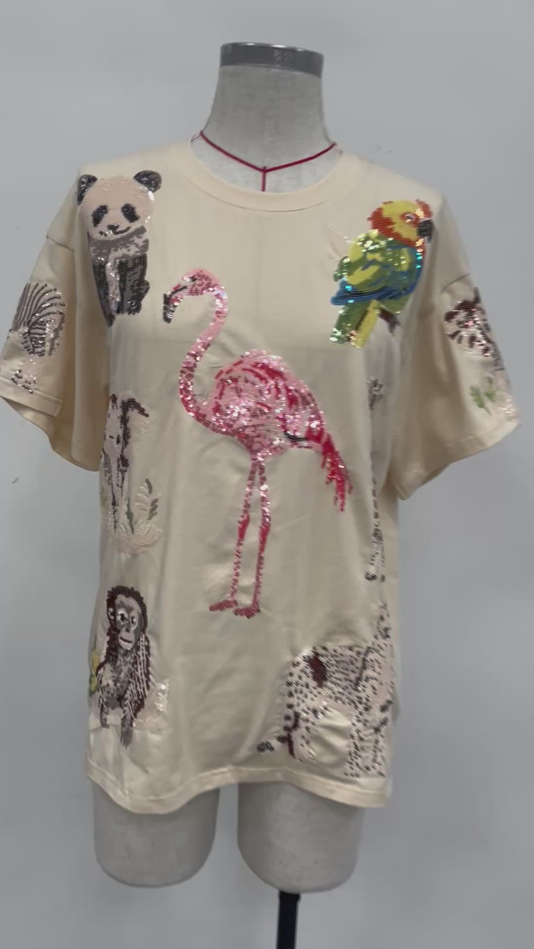 SAFARI SWEETIE SEQUINED TSHIRT (PREORDER)