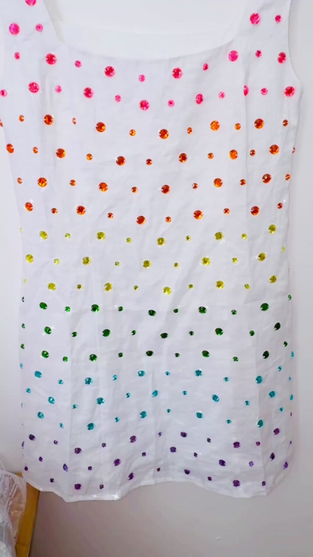 Confetti Crystal Dress RTS