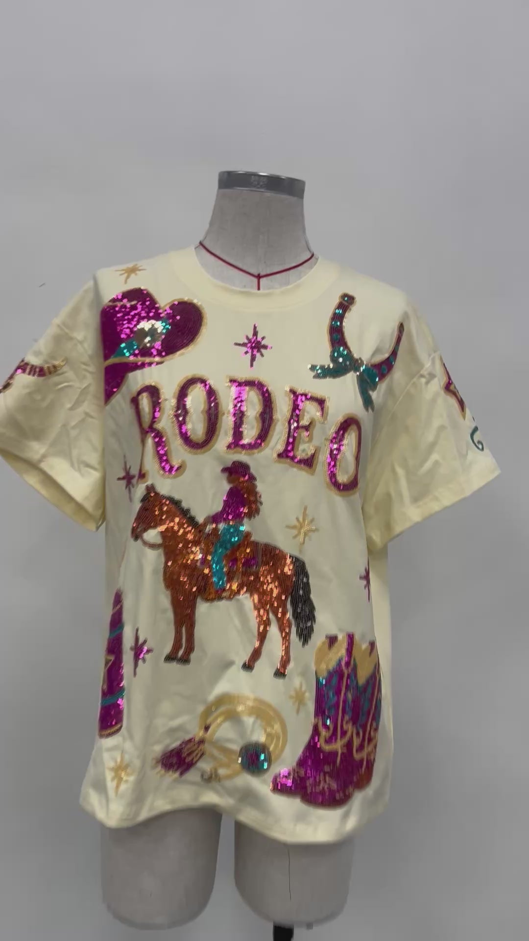 RODEO QUEEN SEQUINED SHIRT (PREORDER)